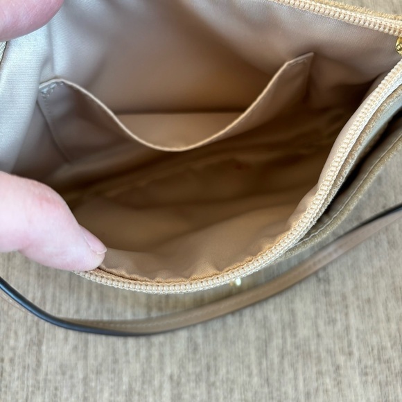 Coach Tan Soft Suede Wristlet - Picture 4 of 8